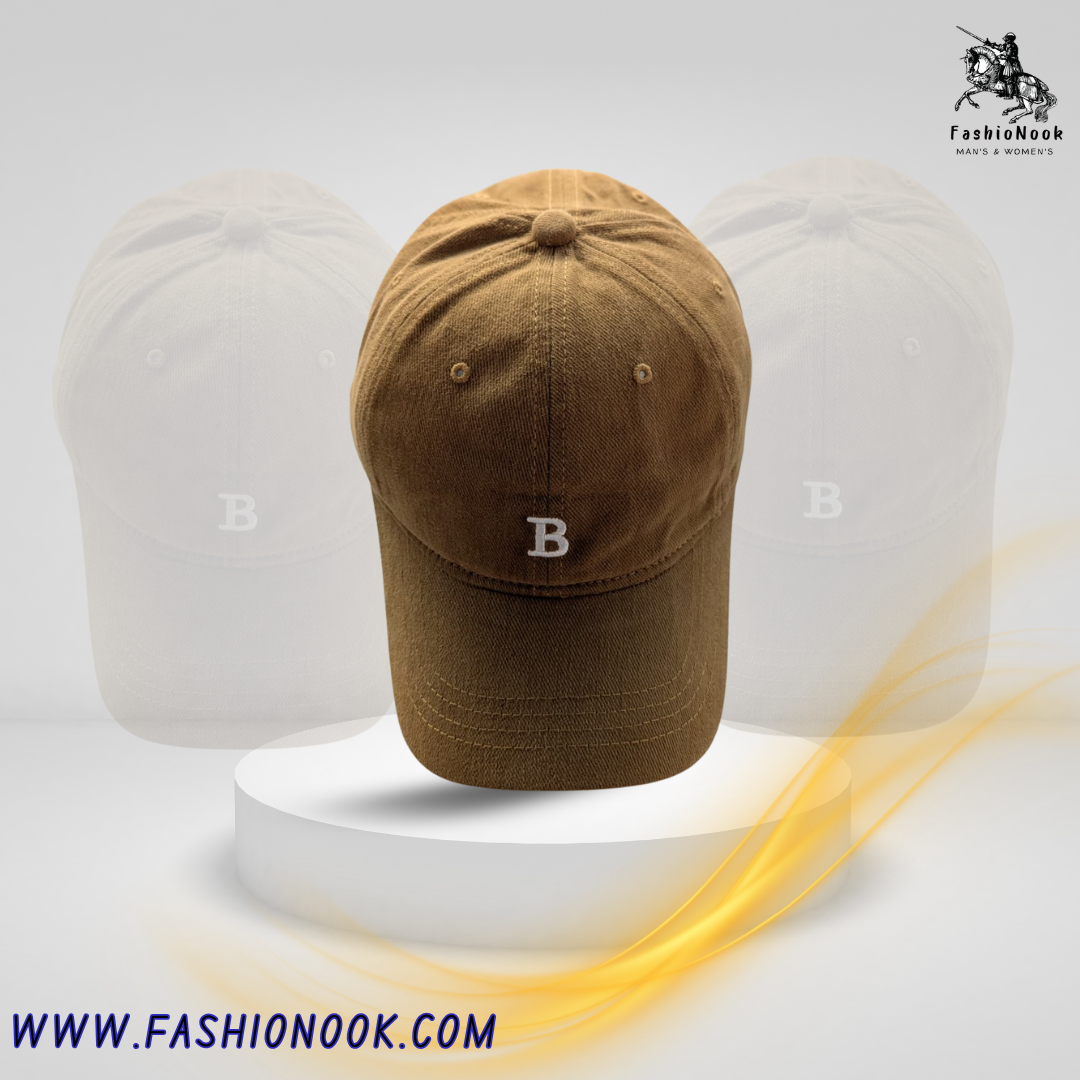 Maroon “B” Minimal Classic Cap