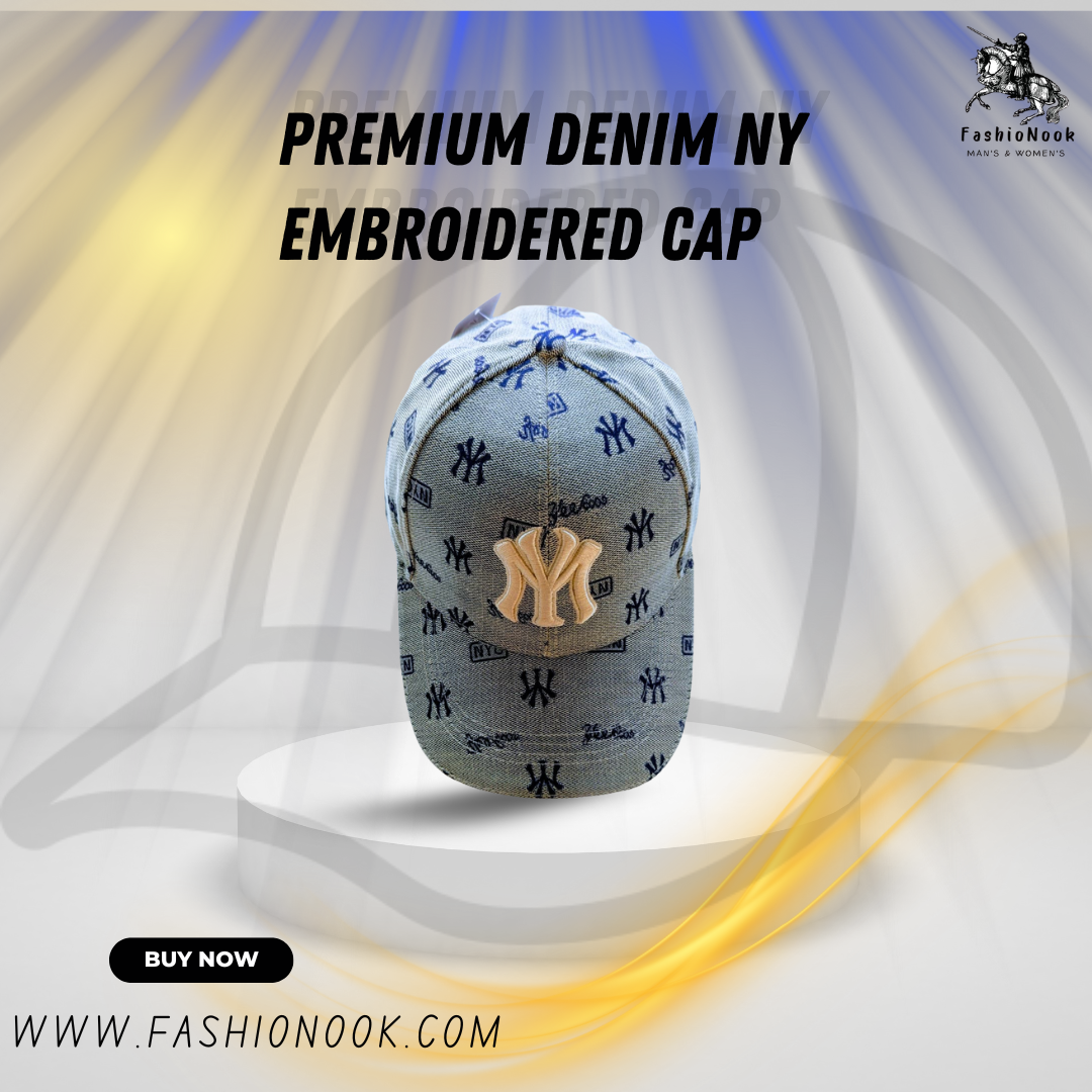Premium Denim NY Embroidered Cap