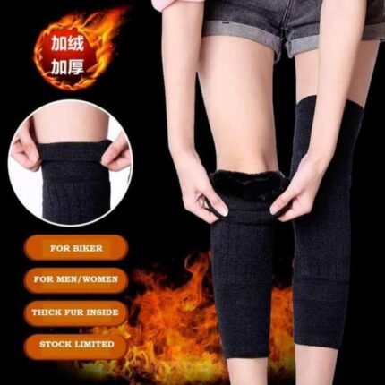 Premium Winter Knee Warmers – Soft Fleece Lined Support Sleeves